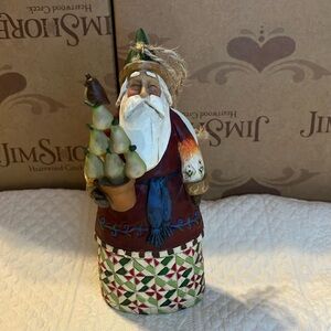 Partridge in a Pear Tree Santa Figurine